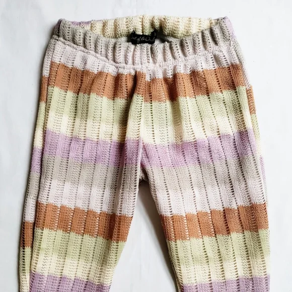 Out of the Ordinary Knitted Flared Trousers - Picture 2 of 4
